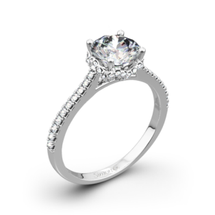 Simon G. MR2478 Caviar Diamond Engagement Ring